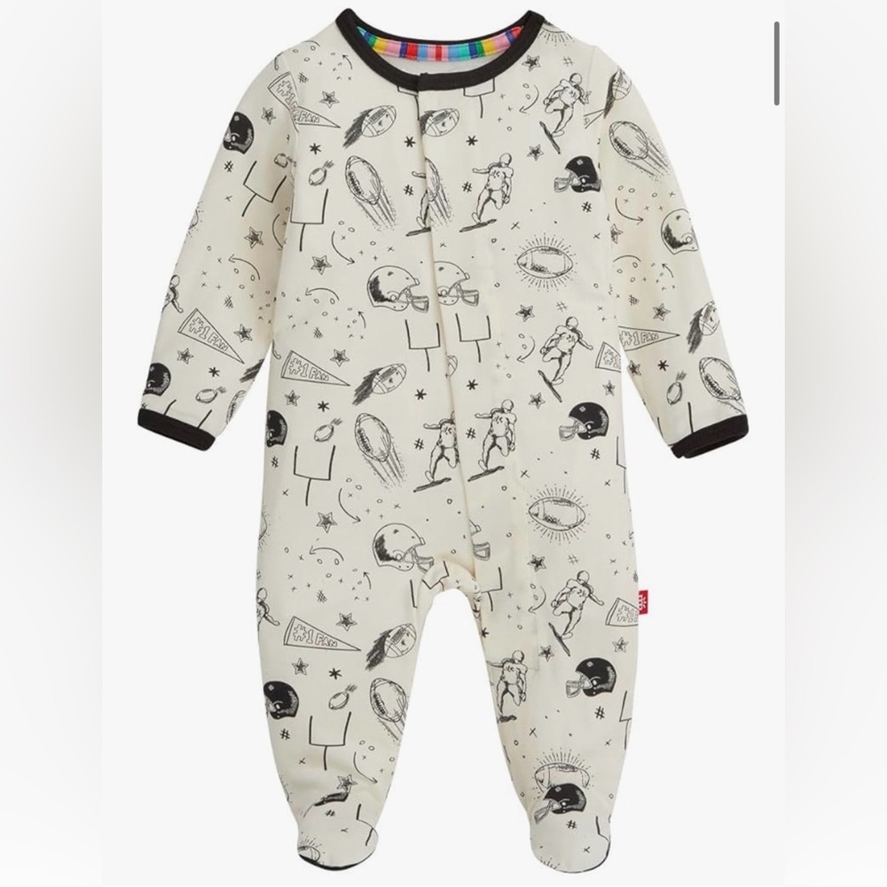 MagneticMe Modal Footie - Newborn - Game Day